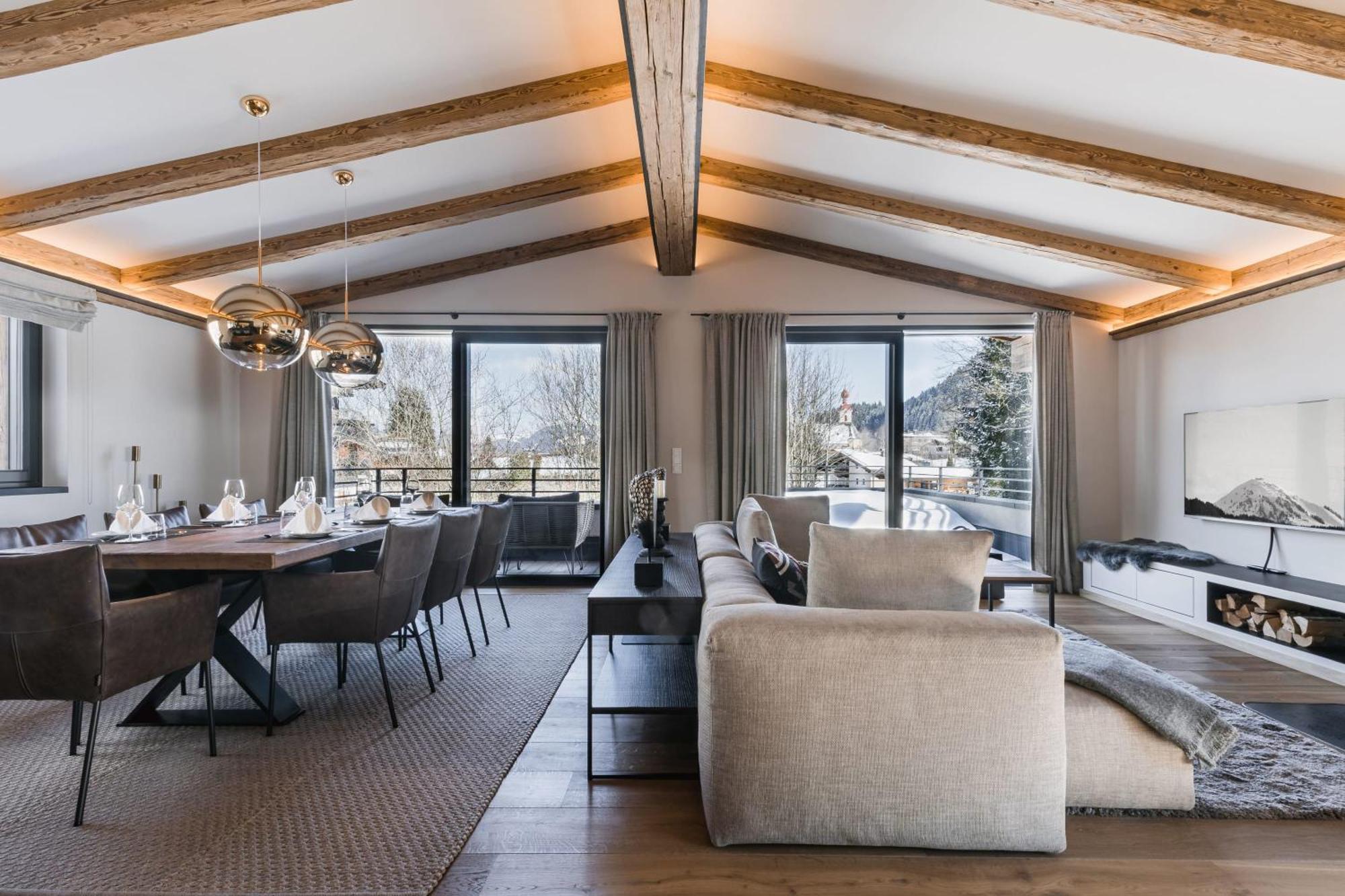 Geniessen Sie Bergblick & Sauna Im Modernen Chalet Going am Wilden Kaiser Eksteriør bilde